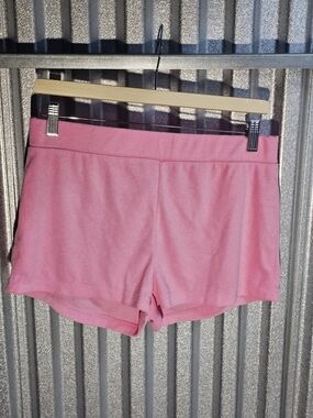 Forever 21 Pink Athletic Knit Shorts Set